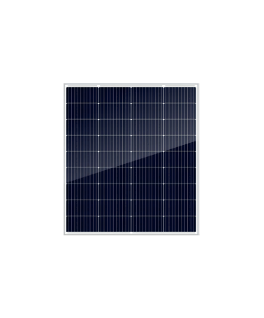 90W 18V solar panel 182 series monocrystalline photovoltaic module monitoring street light application system