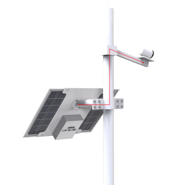 40W Solar Power Supply System Donglan New Energy Integrated Solar Power Supply Monitoring Environmental Protection Water Conservancy Equipment Power Supply